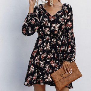 Floral A-Line Dress